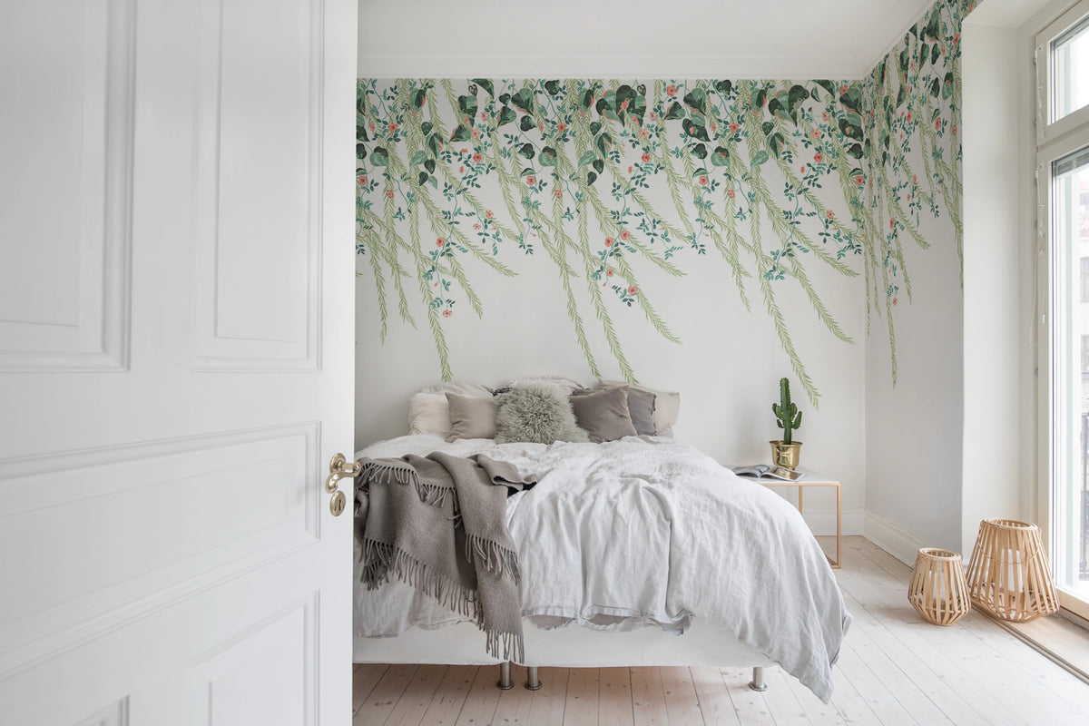 Lush Foliage Mural Wallpaper - room preview 02