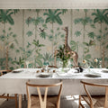 Giraffes Stroll Mural Wallpaper - room preview 02
