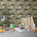 Alluring Panthers Mural Wallpaper - room preview 02
