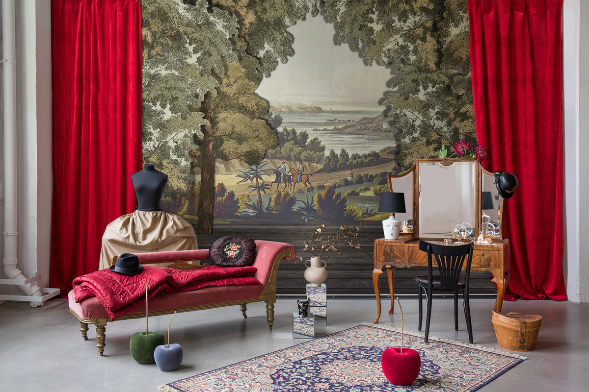 Coulisse Mural Wallpaper - room preview 02