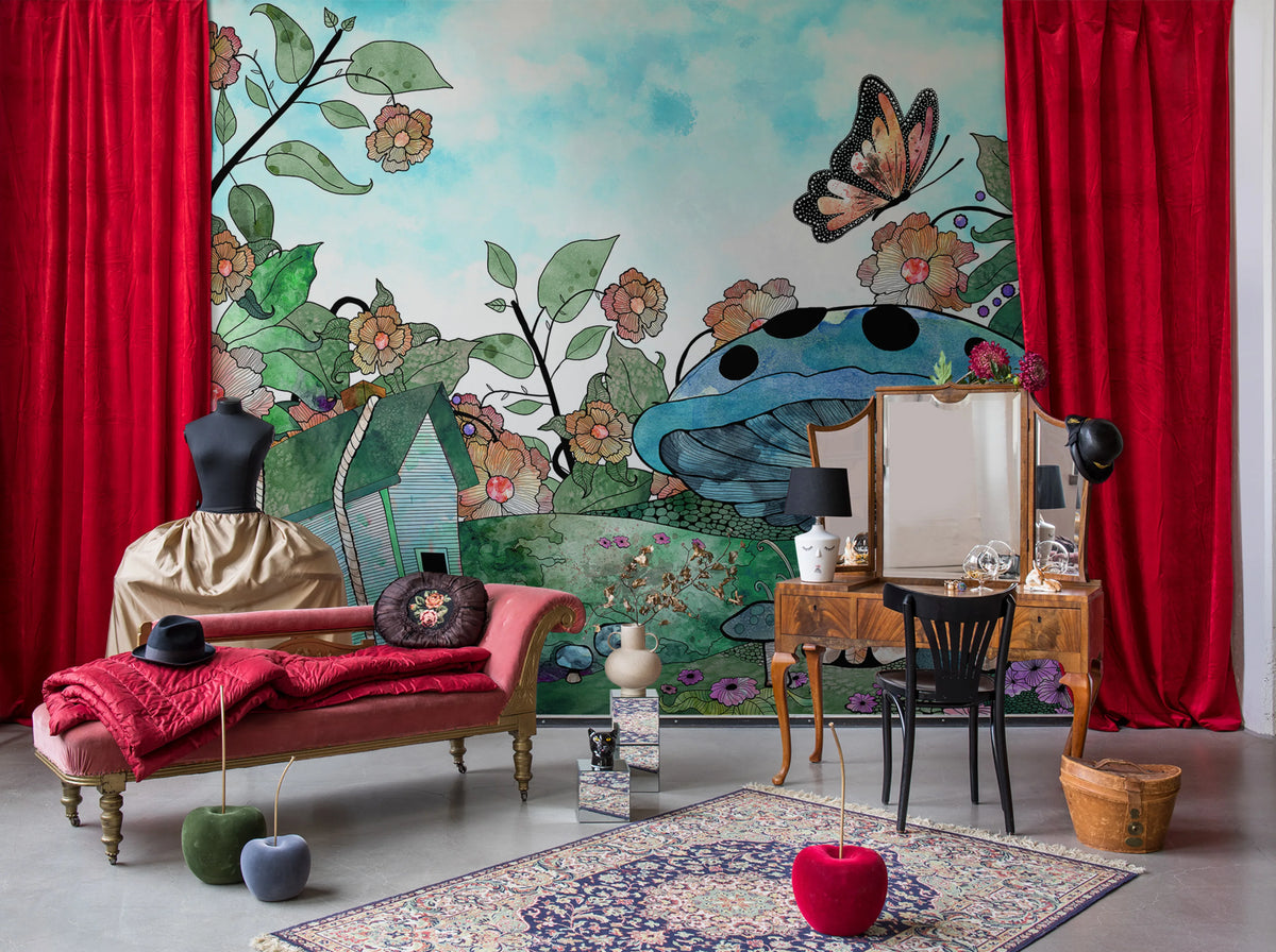 Housewarming Mural Wallpaper - room preview 02