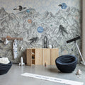 Moon Rock Mural Wallpaper - room preview 02