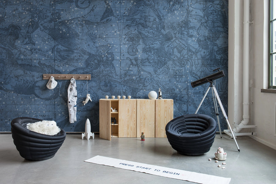 Star Map Mural Wallpaper