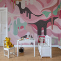 Dripping Rainbow, Marshmallow Mural Wallpaper - room preview 02