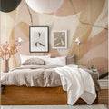 Asana, Dusty Pink Mural Wallpaper - room preview 02