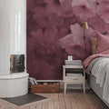 Harmony, Fuchsia Mural Wallpaper - room preview 02