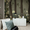 Rabbit Hole, Moss Mural Wallpaper - room preview 02
