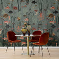 Aquatic Life, Oxygen Mural Wallpaper - room preview 02