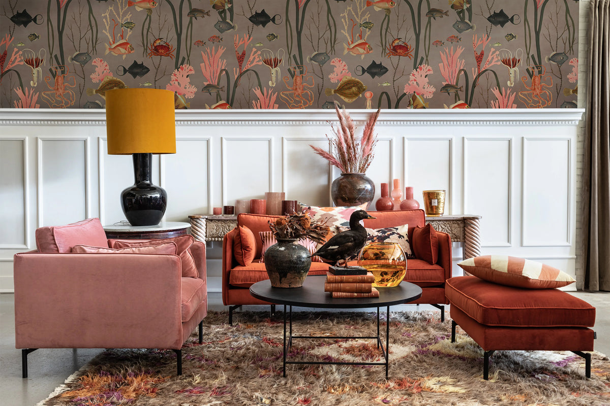 Aquatic Life, Coral Mural Wallpaper - room preview 02