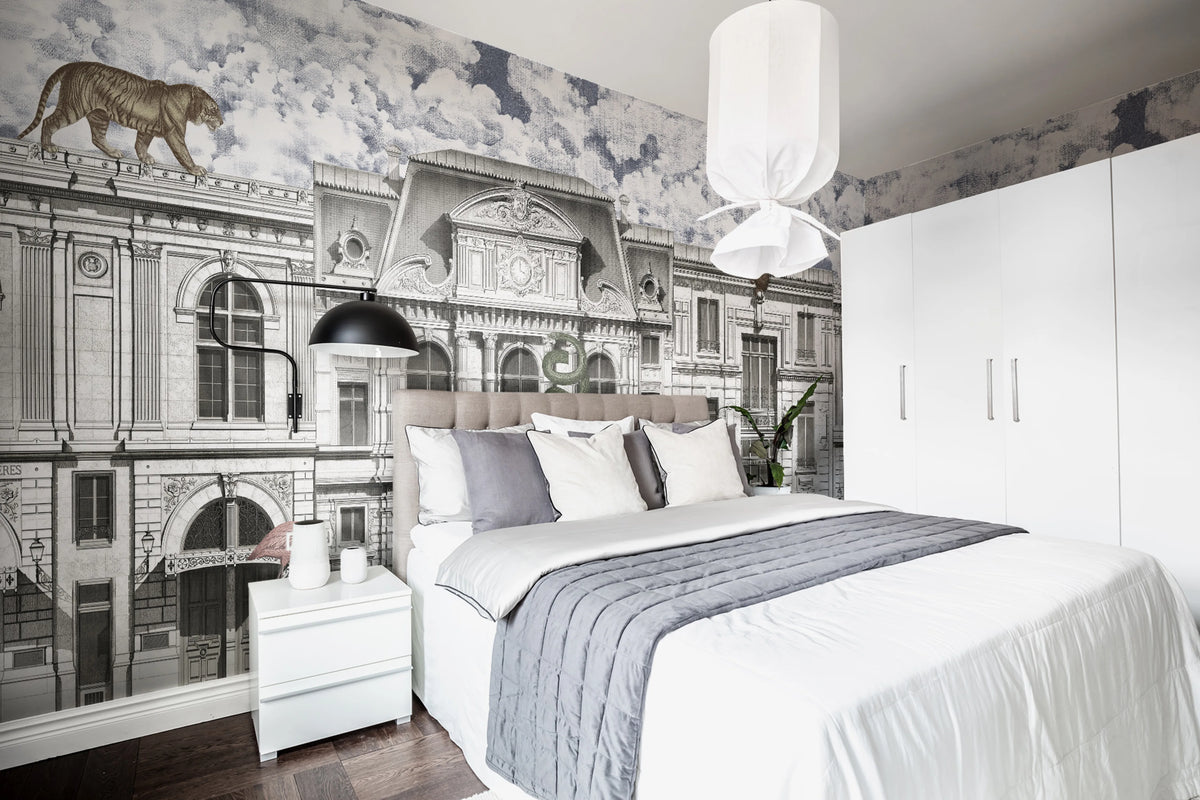 Animal Avenue, Colorful Mural Wallpaper - room preview 02