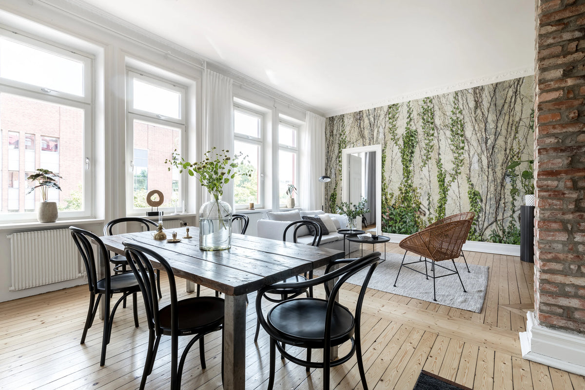 Climbing Ivy Mural Wallpaper - room preview 02