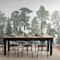 Scandinavian Bellewood, Frost Mural Wallpaper - room preview 02