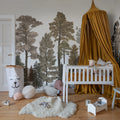Scandinavian Bellewood, Fall Mural Wallpaper - room preview 02