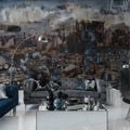 Dystopia Mural Wallpaper - room preview 02