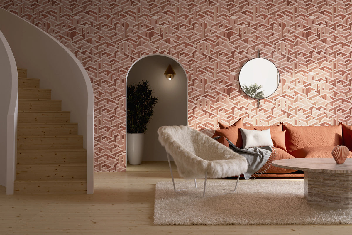 Metropolis, Maze Mural Wallpaper - room preview 02