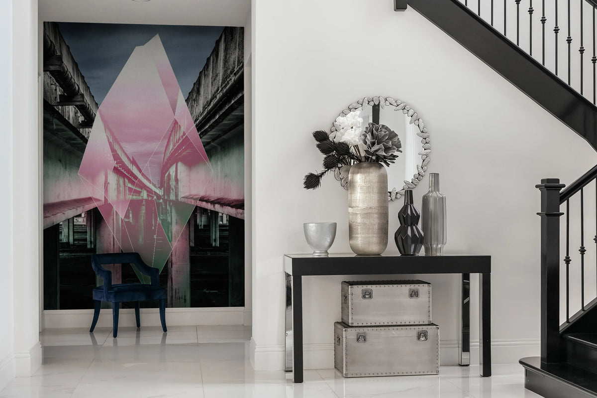 Sparkling City Mural Wallpaper - room preview 02
