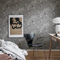 Furada, Graphite Mural Wallpaper - room preview 02