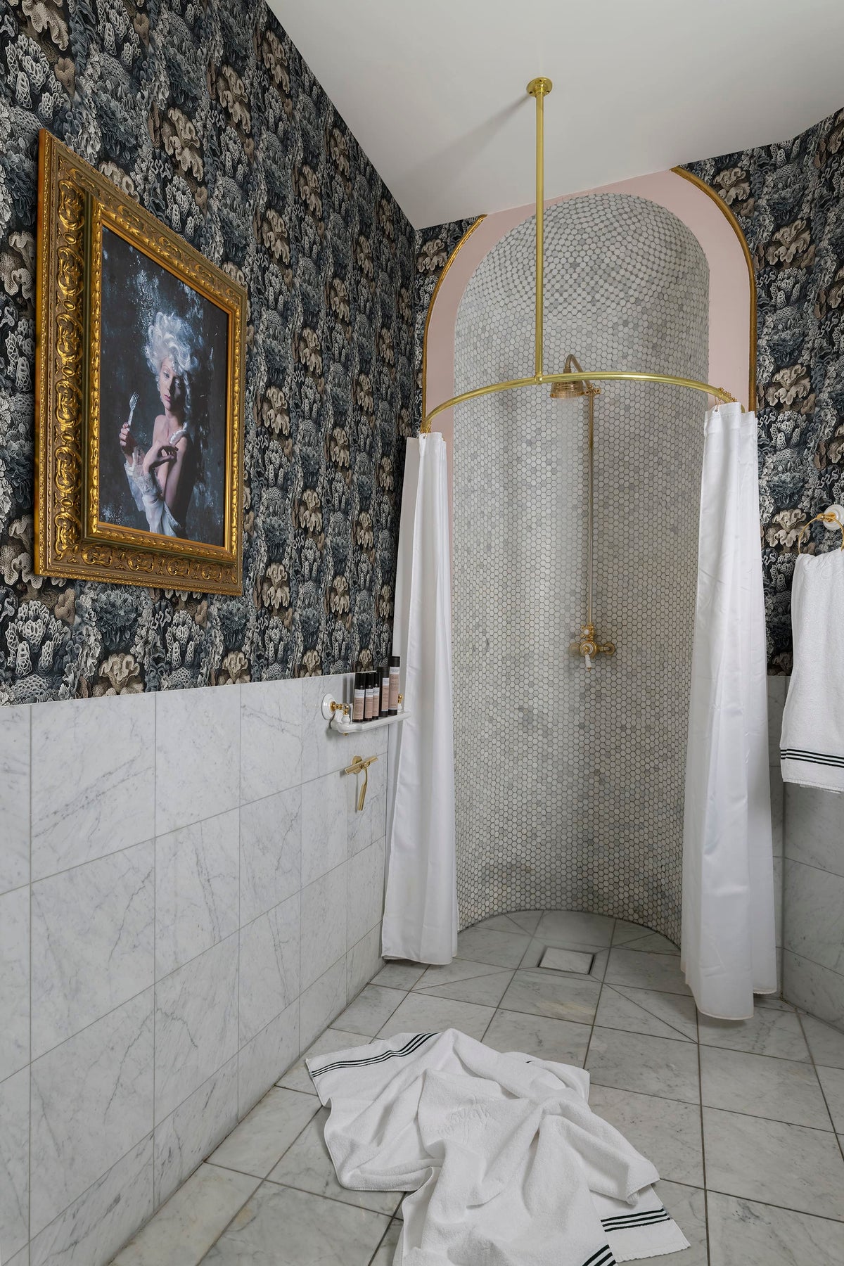 Aquila, Teal Mural Wallpaper - room preview 02