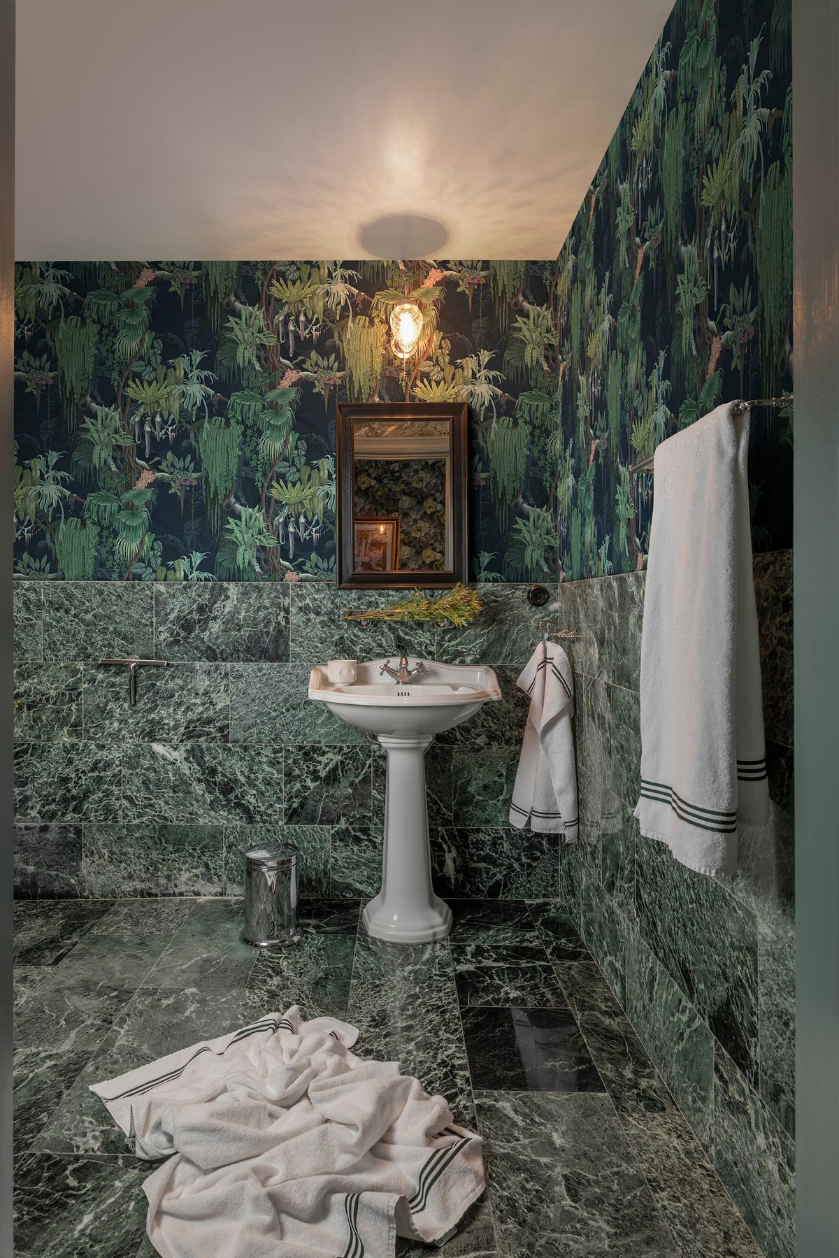 Madagascar, Teal Mural Wallpaper - room preview 02