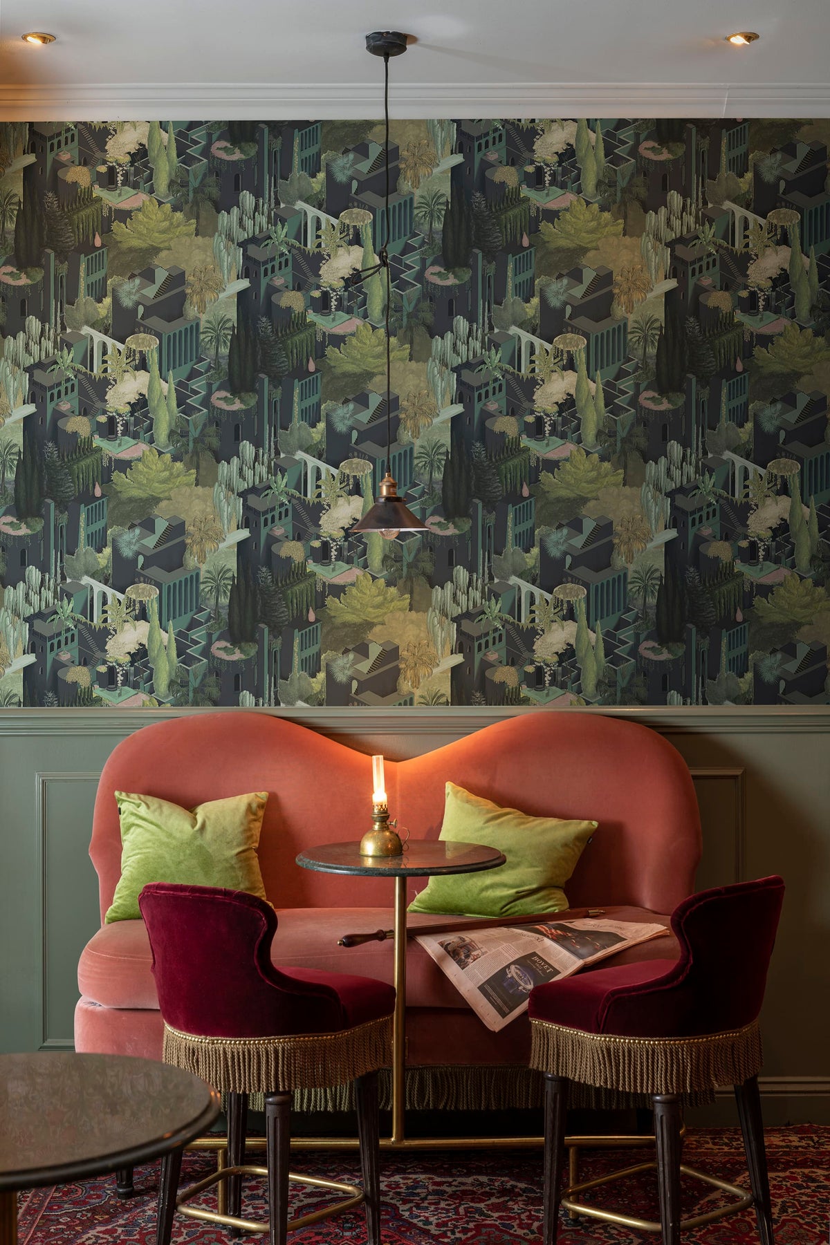 Toledo, Juniper Mural Wallpaper - room preview 02