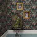 Arlon, Teal Mural Wallpaper - room preview 02