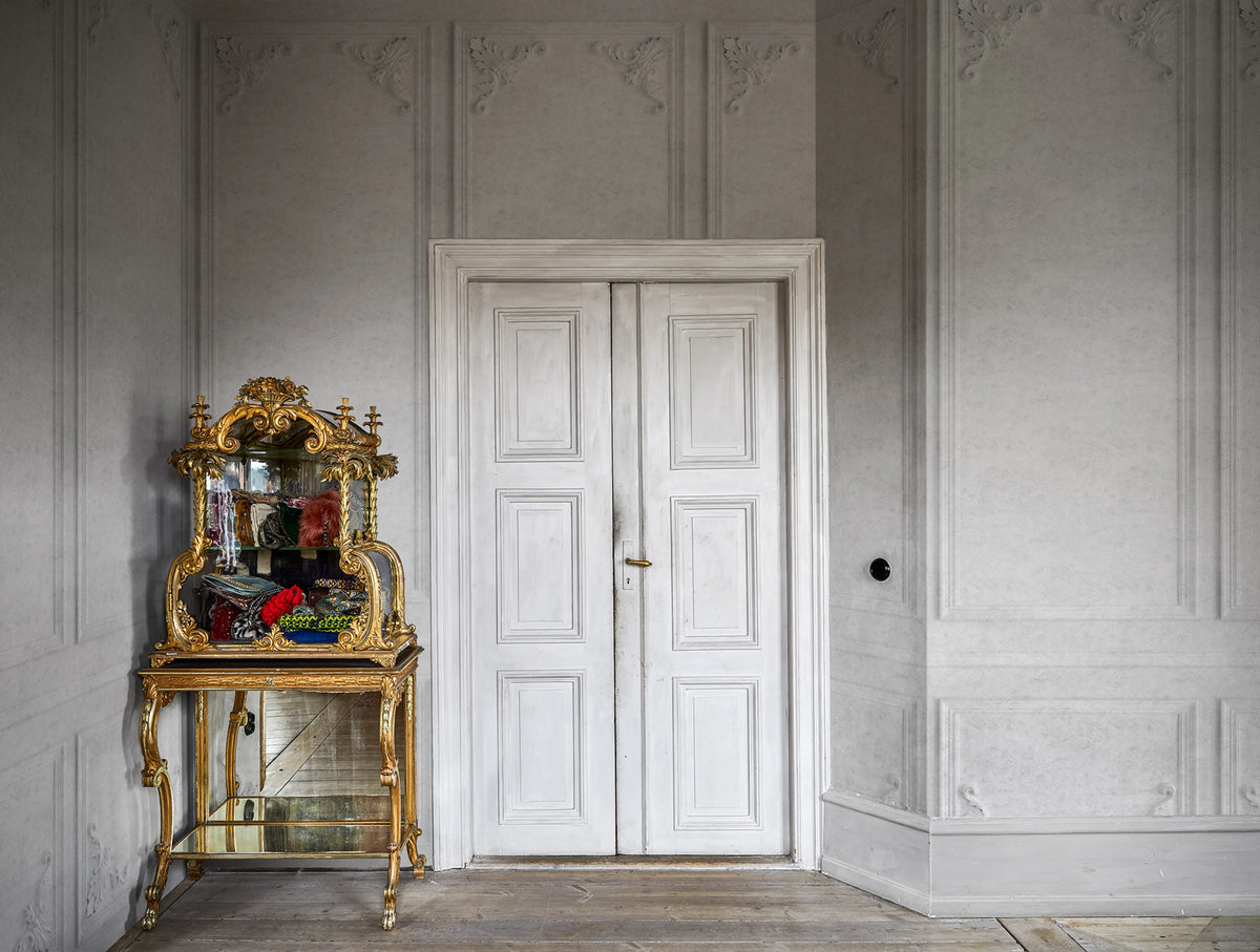 Harlow, Marble Mural Wallpaper - room preview 02