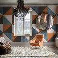 Tunis, Rust Mural Wallpaper - room preview 02