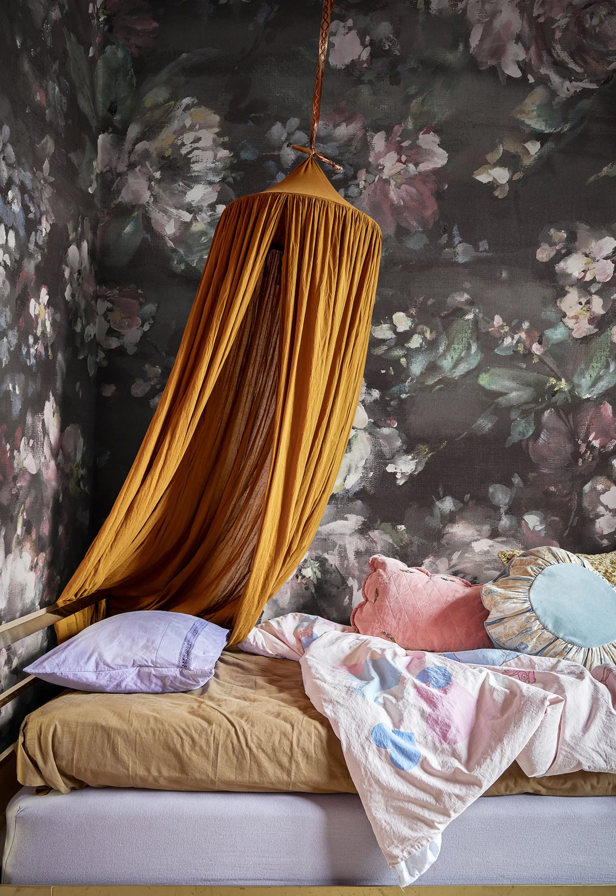 Fontvieille, Soft Velvet Mural Wallpaper - room preview 02