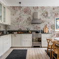 Fontvieille, Dusty Pink Mural Wallpaper - room preview 02