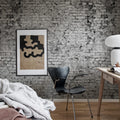 Barcelona, Gray Mural Wallpaper - room preview 02