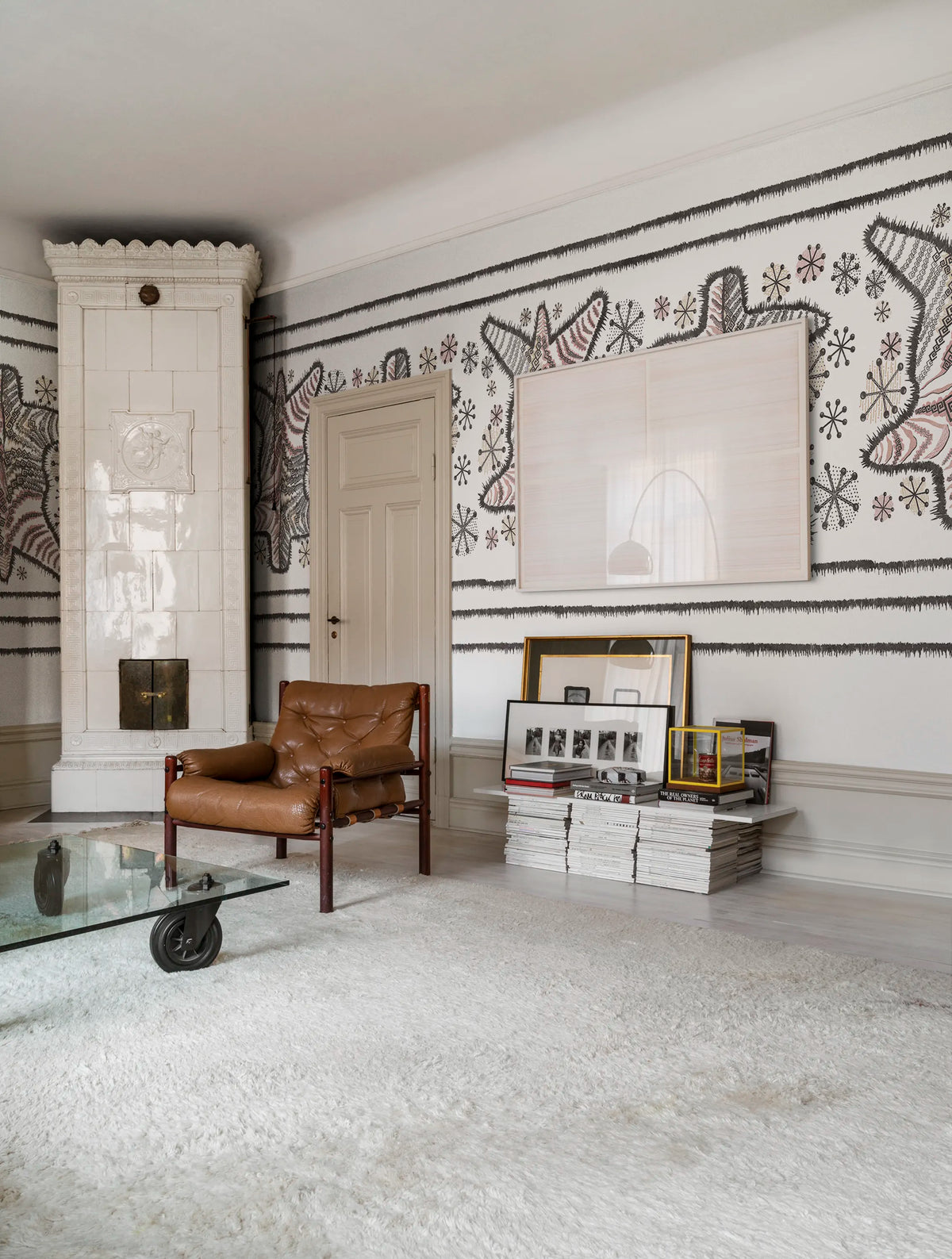Zebra Skin, Pastel Mural Wallpaper - room preview 02