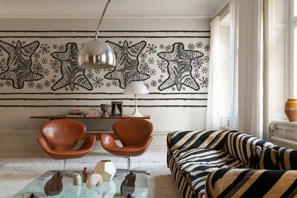 Zebra Skin, Graphic Mural Wallpaper - room preview 02