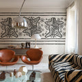 Zebra Skin, Graphic Mural Wallpaper - room preview 02