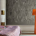 Manhattan, Graphite Mural Wallpaper - room preview 02