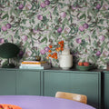 Peach Valley, Lilac Mural Wallpaper - room preview 02