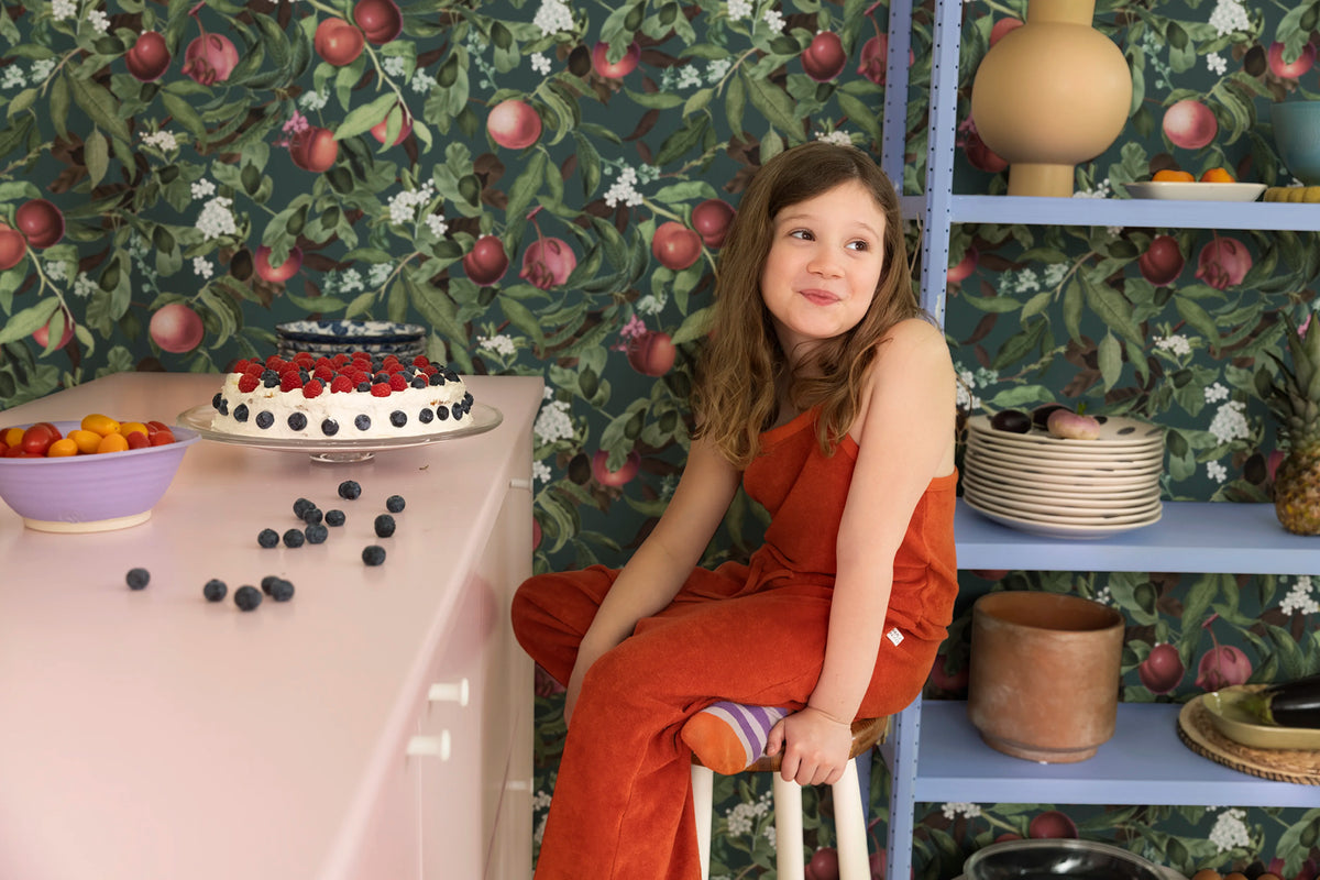 Peach Valley, Summer Mural Wallpaper - room preview 02