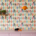 Circus Corner, Rainbow Mural Wallpaper - room preview 02