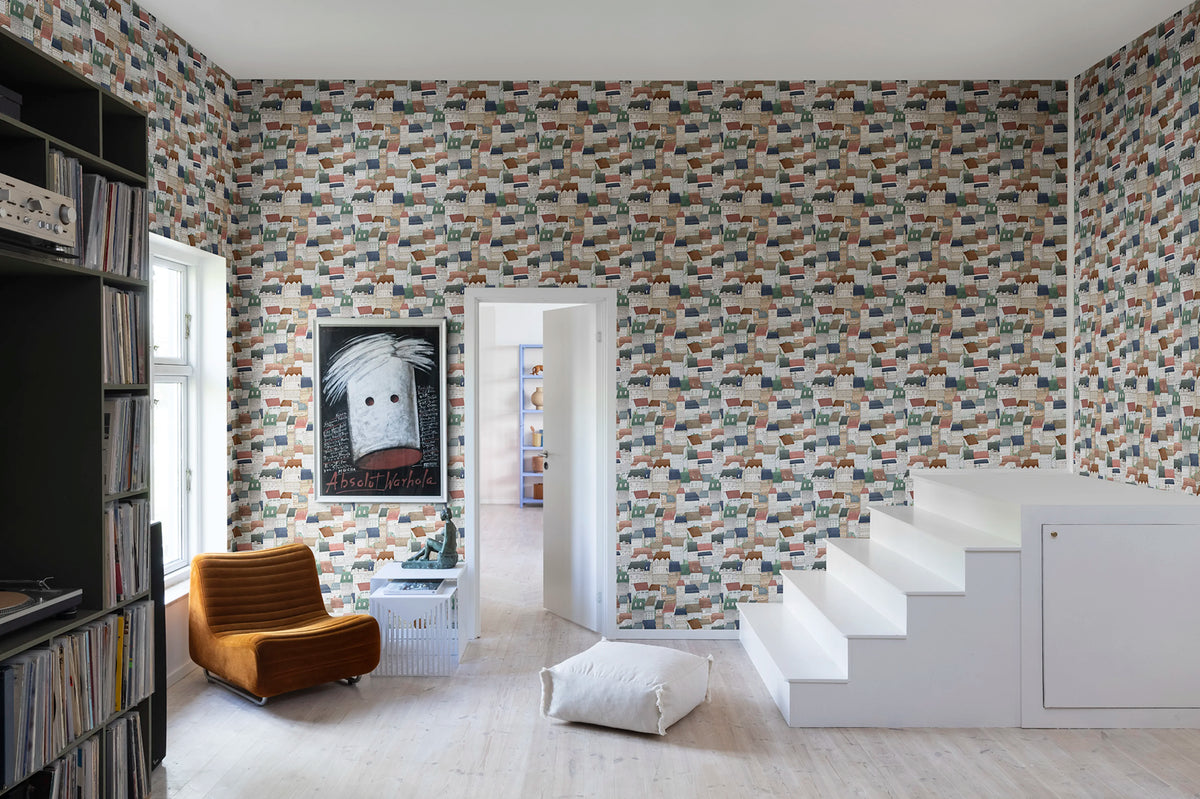 Dream Town, Fall Mural Wallpaper - room preview 02