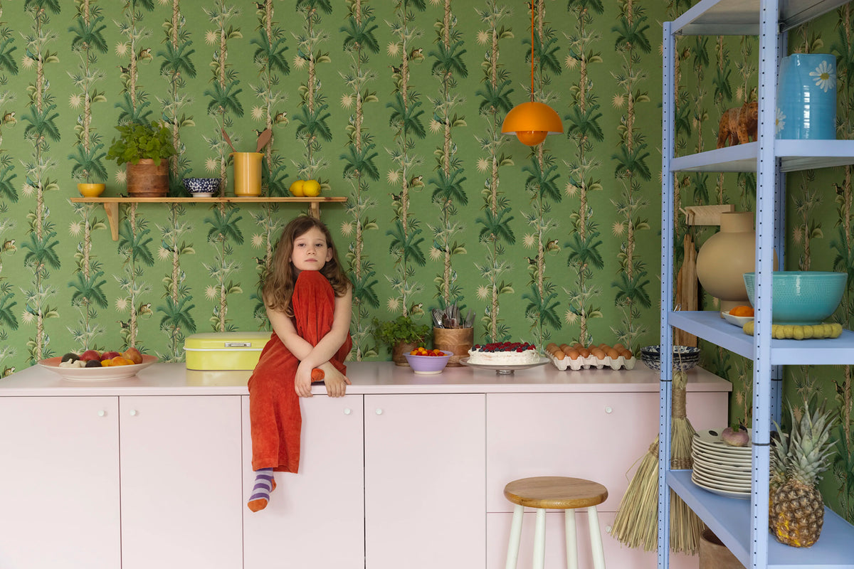 Monkey Island, Tropical Mural Wallpaper - room preview 02