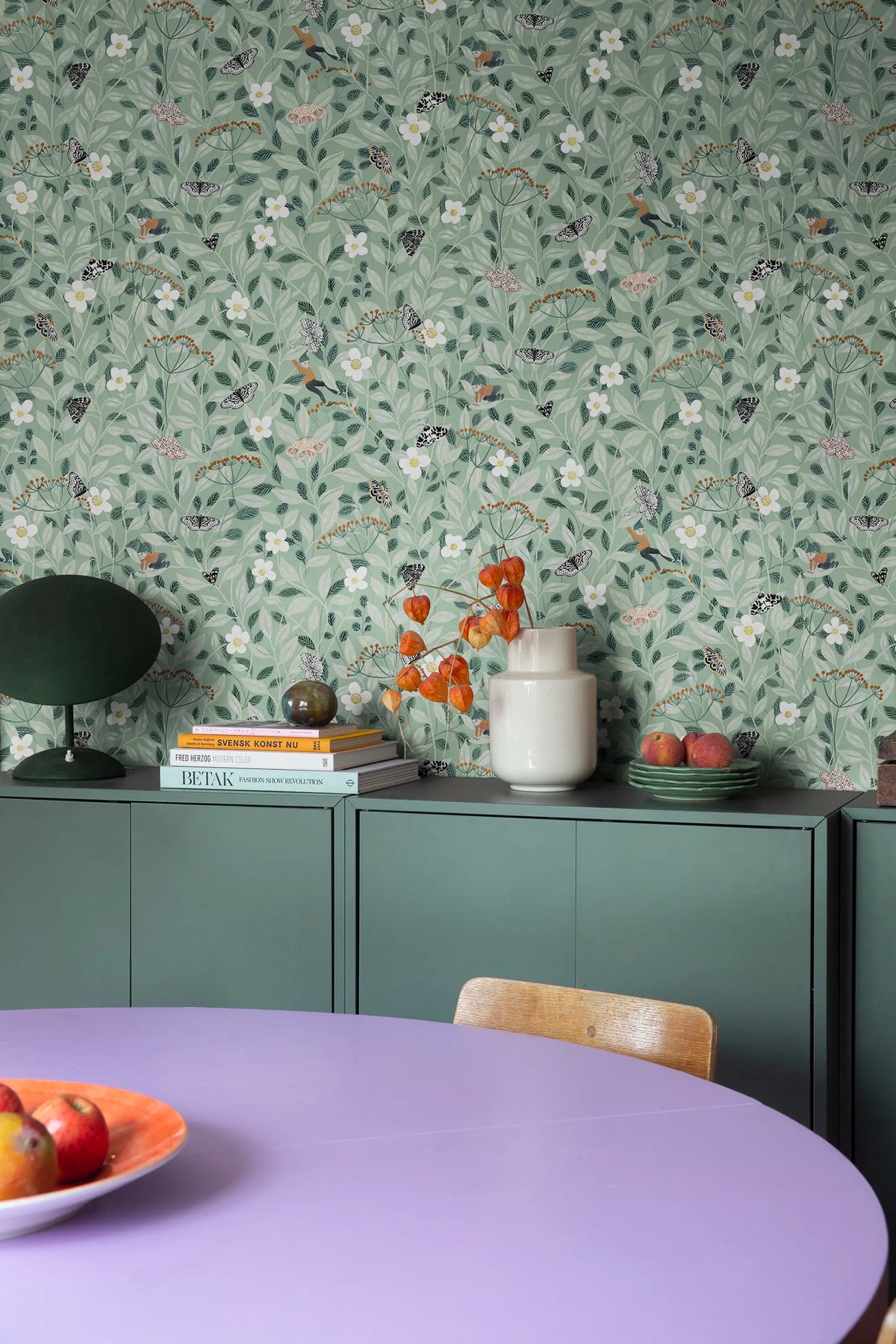 Pixie Shore, Mint Mural Wallpaper - room preview 02
