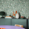 Pixie Shore, Mint Mural Wallpaper - room preview 02