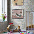 Poppy Meadow, Pastel Mural Wallpaper - room preview 02