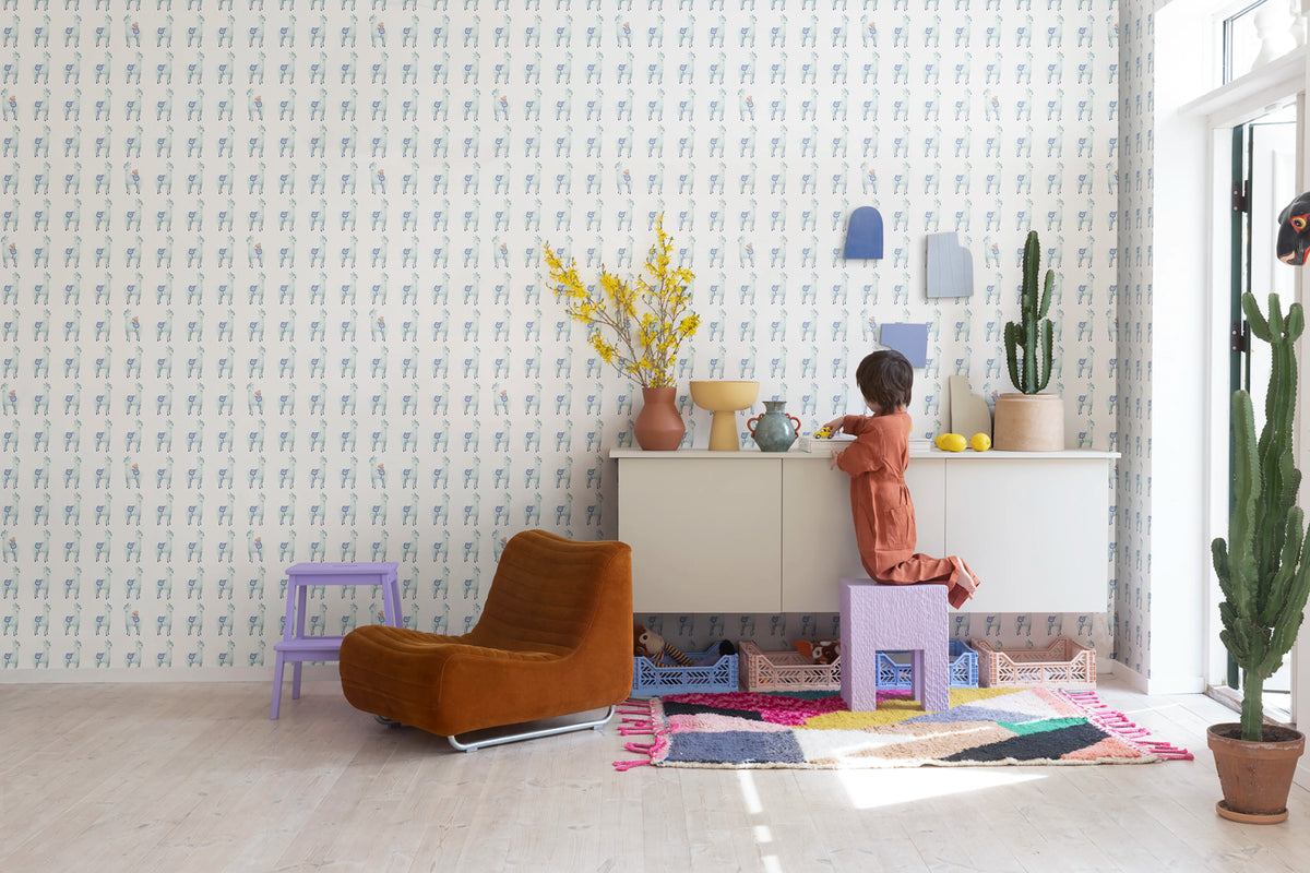 Alpaca Rebel, Sky Mural Wallpaper - room preview 02