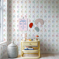 Alpaca Rebel, Rainbow Mural Wallpaper - room preview 02