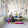 Circus Pastel Mural Wallpaper - room preview 02