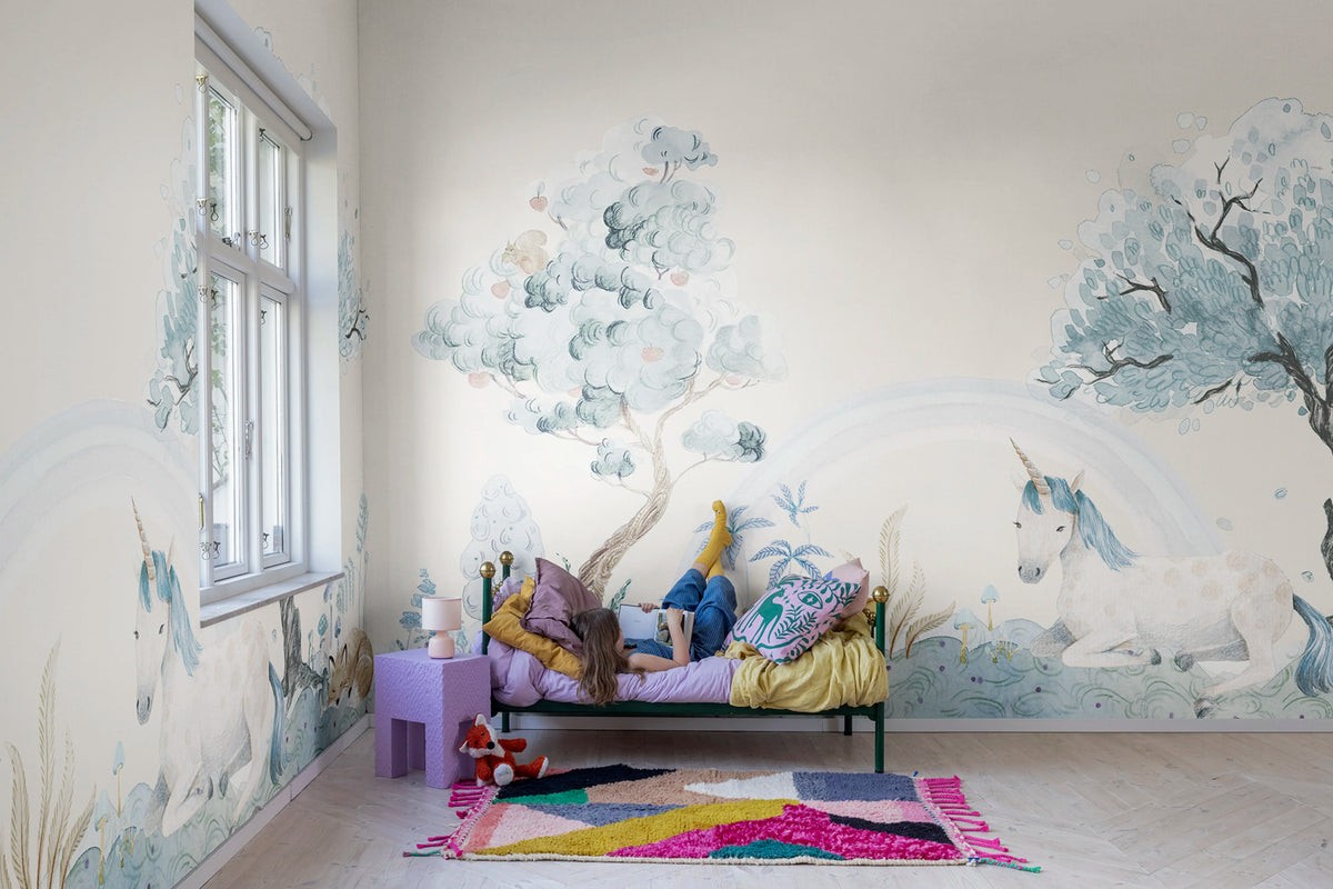 Unicorn Dream, Sky Mural Wallpaper - room preview 02