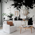 Structure, Graphite Mural Wallpaper - room preview 02