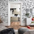 Fala Bozetto, Graphite Mural Wallpaper - room preview 02