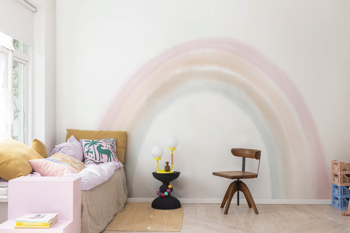 Rainbow, Soft Mural Wallpaper - room preview 02