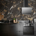Marble Stone, Brown Mural Wallpaper - room preview 02
